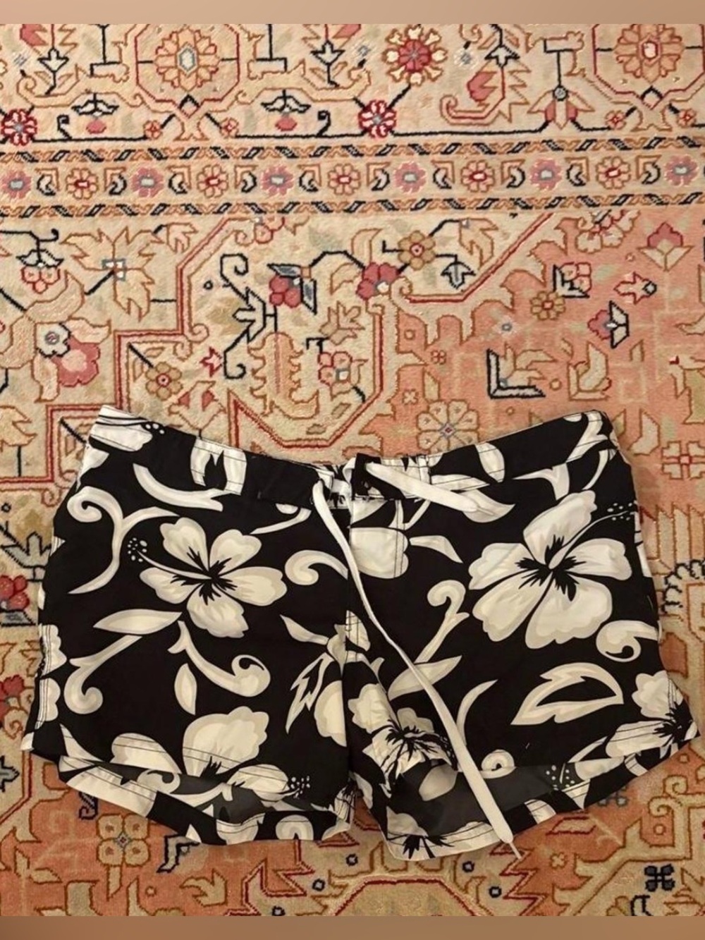 2000s floral swim shorts